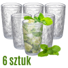 Komplet szklanek wysokich LEAVES 390ml 6 sztuk
